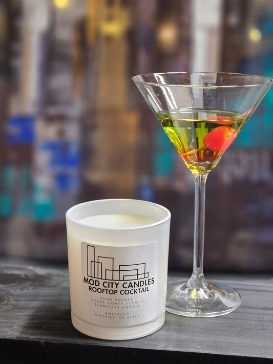 Rooftop Cocktail - 8oz Flameless