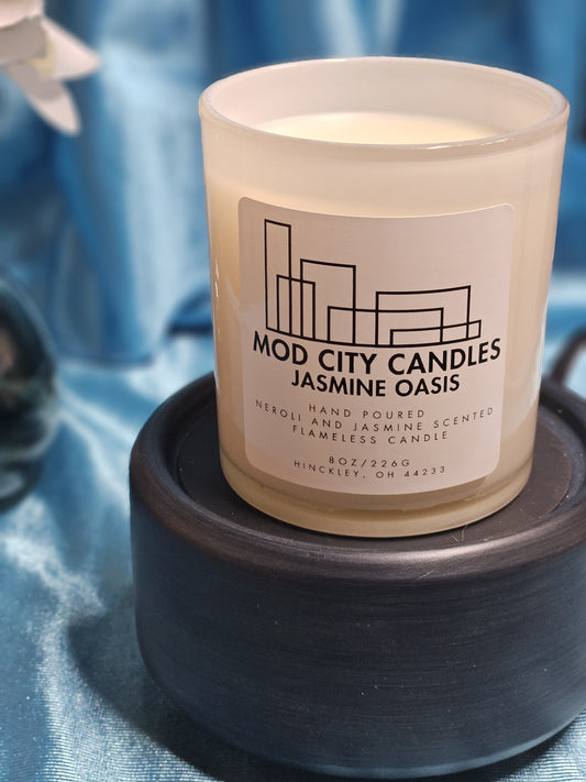 Jasmine Oasis - 8oz Flameless